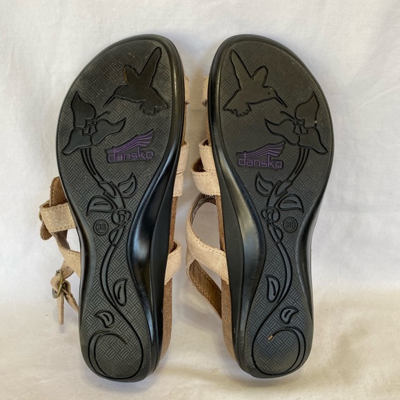 Dansko Jameson champagne sparkle sandals - Picture 5 of 5